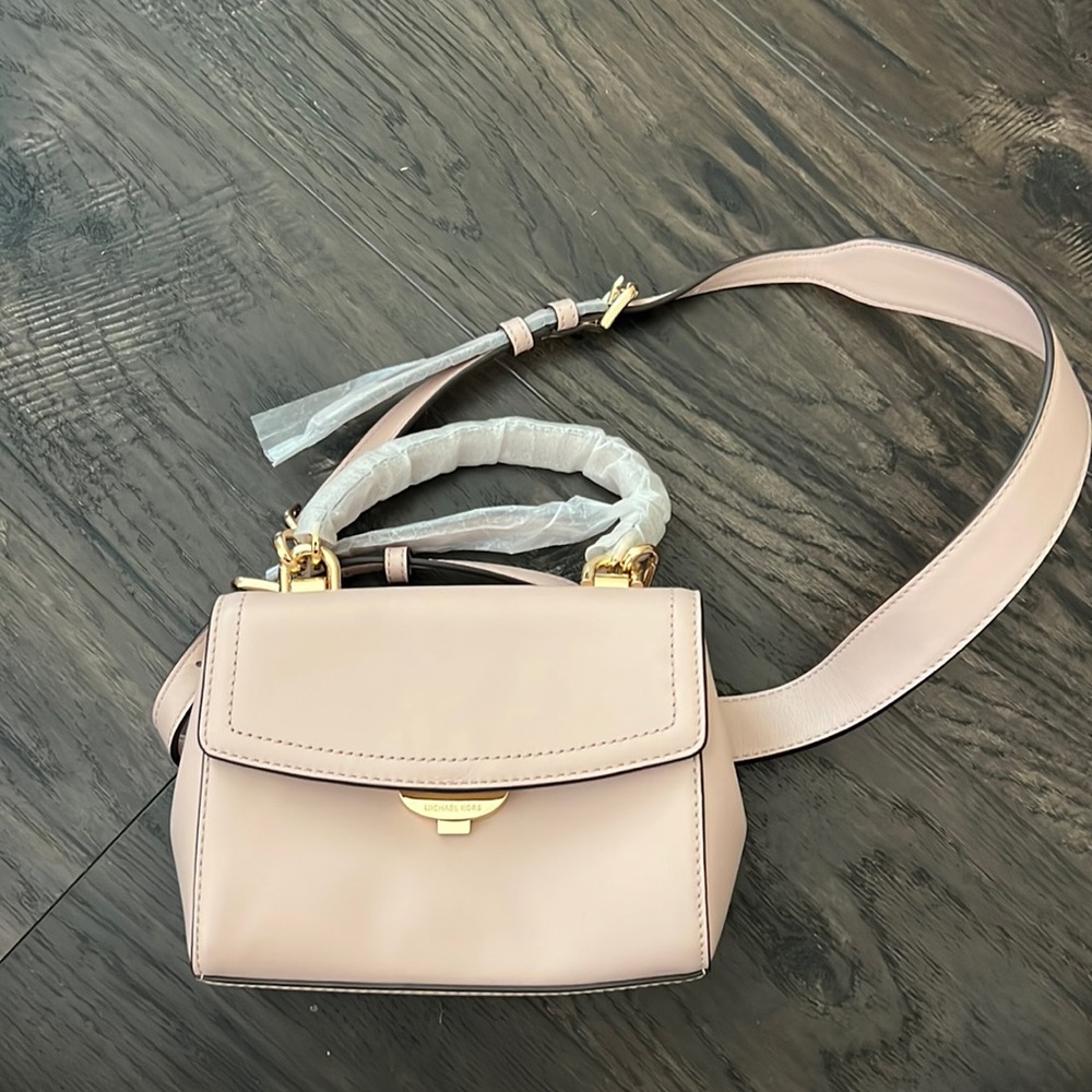 NWT Michael Kors soft pink XS crossbody bag